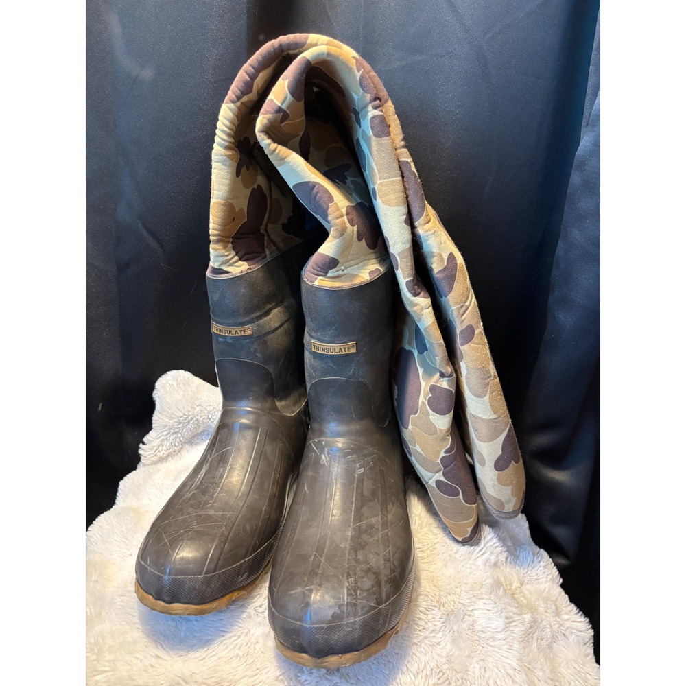 Hodgman Thinsulate Hip Waders Mens 11 Duck Camo Insulated Fishing Hunting Boots